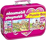 Schmidt Spiele- Playmobil 56498-Puzzle, Color Rosa (56498)