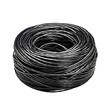 Amazon Basics - Cable de Ethernet liso Cat6, 23 AWG (0,57 mm), UTP de 304,8 metros en Negro