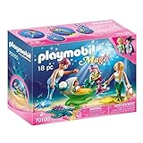 Playmobil 70100 Magic Familia con Conchas Cochecito, Multicolor
