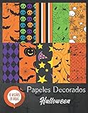 Papeles Decorados - Halloween: Papel Scrapbooking - Folios Decorados - Papel Scrap (Manualidades)
