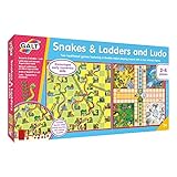 Galt Toys Ludo-Serpientes y Escaleras, Multicolor, 3+ (Galt America A0528E)