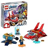 LEGO 76170 Marvel Avengers Iron Man vs. Thanos Juguete de construcción con Mini Figuras de Superhéroes para Niños +4 años