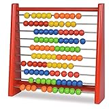 Eichhorn Eichhorn-100003405 Hout Abacus met 100 gekleurde balle, vir kinders vanaf 3 jaar, veelkleurig (100003405)