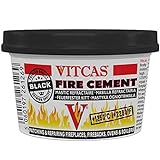 VITCAS - Masilla refractaria para chimeneas y estufas, etc. (500 g, soporta hasta 1250 ºC)