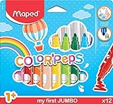Maped Color' Peps Early Age Jumbo - Pack de 12 rotuladores