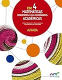 Matemáticas orientadas a las Enseñanzas Académicas 4. (Aprender es crecer en conexión) - 9788469810682
