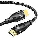 ConnBull Cable HDMI 2.1 5m Soporte 4K@120Hz, 8k@60Hz, 7680x4320P Ultra HD, 48Gbps para PS5/ PS4 Pro/ PS4/ PS3/ PC/Xbox One(5 Metros)
