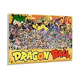 Sestavljanka 1000 kosov Dragon Ball Super Goku Japan Anime Filmski plakati Papirnate igrače za otroke Dekompresijska igra（38x26cm）-AS10SA