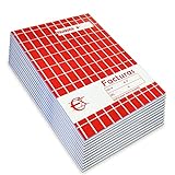 EUROXANTY Računi | Calcante listi | Knjiga računov | Prodajni dokumenti | Izvirnik in kopija | 40 listov na čekovno knjižico | 20,5 x 14,5 cm | (12)
