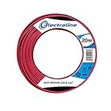 electroline 10833 - Cables de altavoz 03Vh-H, 2x0.5mm, 20 Mt