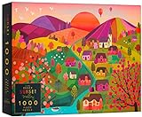 Elena Essex Puzzle 1000 Piezas - Sunset Valley | Puzzle | Rompecabezas | Puzzles para Adultos | Arte otoño Campo Escena Rural Puzzle | 50x70cm