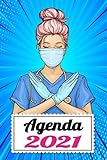 Agenda 2021: Enfermera |agenda semanal |semana vista |organizador Diario | A5 | regalo ideal para navidad.