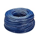 Amazon Basics - Cable de Ethernet liso Cat6, 23 AWG (23,27 mm), UTP de 304,8 metros en Azul