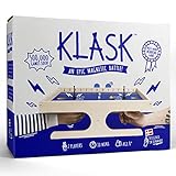KLASK: द मैग्नेटिक अवार्ड-विनिंग पार्टी गेम ऑफ़ स्किल - बच्चों और सभी उम्र के वयस्कों के लिए जो कि हाफ फ़ॉस्बॉल, हाफ एयर हॉकी है