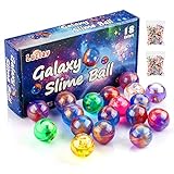 Luclay Galaxy Slime Kit de 18 Paquetes de Gelatina Pegajosa de Masilla Suave Elástica Metálica - para Fiestas de Niños y Adultos