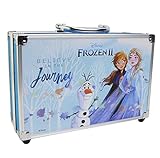 Frozen II in Time Beauty Travel X6 - Maletín de Maquillaje - Set de Maquillaje para Niñas - Maquillaje Frozen - Neceser Maquillaje y Accesorios en un Maletín Reutilizable con Espejo