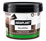 Aguaplast Woodfilelr Neutral 1 kg Fibratni kit, pripravljen za uporabo, za zapolnitev lukenj in razpok v lesu z eno roko brez krčenja