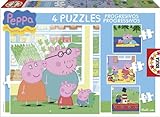 Educa Borrás Progresivos, puzzle infantil Peppa Pig de 6, 9, 12 y 16 piezas (15918) , color/modelo surtido