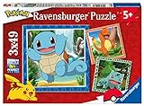Ravensburger - Puzzle Pokemon, Colección 3 x 49, 3 Puzzle de 49 Piezas, Puzzle para Niños, Edad Recomendada 5+ Años