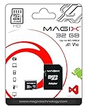 Карта Magix Micro SD Card серии HD Class10 V10 + SD-адаптер до 80 МБ / с (32 ГБ)