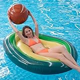 Flotteur gonflable géant d'avocat Myir JUN, tapis de piscine gonflable, jouet gonflable pour adultes enfants fête de l'eau plage lac natation