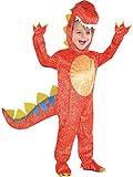 Amscan 884660, Disfraz de dinosaurio para niños, Talla 3-4 Años , color/modelo surtido