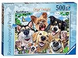 Ravensburger Selfies Dogs' Delight-Rompecabezas de 500 Piezas para Adultos y niños a Partir de 10 años (16425)