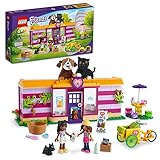 LEGO 41699 Friends Cafetería de Adopción de Mascotas, Casa de Muñecas y Animales de Andrea, Perritos y Gatitos, Regalos para Niñas y Niños de 6 Años