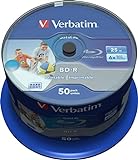 Verbatim 43812 - Discos de Blu-ray printables e imprimibles, (25GB), 50 unidades