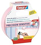 tesa TE56260-00001-02 Cinta de pintor PRECISION Sensitive 25mx25mm rosa, Standard