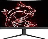 msi Optix G24C4 - Monitor curvo Gaming de 23.6 ' LED FullHD 144 Hz (1920 x 1080 p, Ratio 16:9, Panel VA, Anti-Glare), negro, compatible con consolas