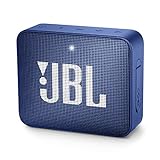 JBL GO 2 - Altavoz inalámbrico portátil con Bluetooth, resistente al agua (IPX7), hasta 5 h de reproducción con sonido de alta fidelidad, azul