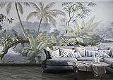 Papel Pintado 3D Selva Tropical Papel Pintado Pared Moderno Dormitorio Fotomurales Decorativos Pared