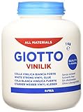 GIOTTO Vinilik, міцний білий вініловий клей, пластикова пляшка, 1 кг