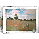 EuroGraphics 'El Campo de Amapolas de Claude Monet Puzzle (1000 Piezas, Multicolor)