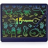 GIGART Tableta de Escritura LCD, 15 Pulgadas Vistoso Tableta, Pizarra Mágica Borrable y Reutilizable, Adecuado para la Oficina, Hogar, Escuela, Adultos, Juguetes Niños 3 4 5 6 7 8 Años (Azul Oscuro)