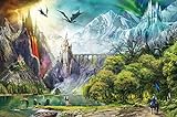 Ravensburger- Puslespil 3000 Pieces-Kingdom of Dragons Adult Puzzle (16462)