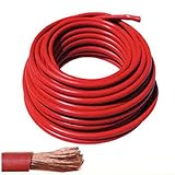 10 metros Cable de arranque H07V-K 10mm2 de sección color Rojo | Medida exterior 6mm