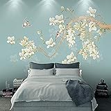 Papel tapiz fotográfico Estilo chino Flores de aves Murales de pared 3D Sala de estar Dormitorio Fondo Papeles de p papel pintado pared dormitorio de estar sala de estar fondo No tejido-400cm×280cm