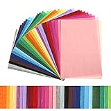 Kesote 300 Papel de Seda Papel de 30 Colores para Hacer Manualidades Decorativas (29 x 20 cm)
