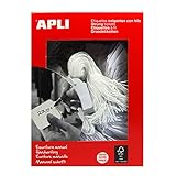 APLI 390 - Pack de 500 etiquetas colgantes, 22 x 35 mm, color blanco