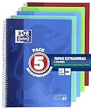 Oxford Classic - Pack de 5 Cuadernos Microperforados, Tamaño Único, Multicolor