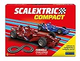 Scalextric - Circuito COMPACT - Pista de Carreras Completa - 2 coches y 2 mandos 1:43 (Fórmula Challenge)