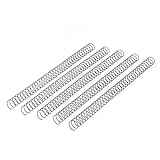 RAYSON Metallic Spiral Binding, 40 Sheet Kutha, 7,9mm, 3:1 Pitch, A4, Black, Paketi ya 100