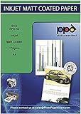 PPD A4 x 100 Hojas de Papel Fotográfico Mate de Calidad Profesional, 170 g/m2 y Secado Instantáneo, para Todas Impresoras de Inyección de Tinta Inkjet ¡Paquete de Ahorros!- PPD-56-100