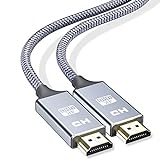 Cable HDMI 4K 0.5 Metros,2.0 Cable HDMI de Alta Velocidad soporta 4K 60Hz/Ethernet/3D-Compatible con Video 4K UHD 2160P,1080P,BLU-Ray,Xbox 360 TV,PS3,PS4,Arco,HDCP 2.2,HDR