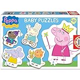 Educaborras Puzzle Baby Peppa de 3,4 y 5 Piezas Puzzle Infantil Fabricado en España