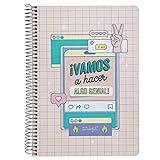 Mr. Wonderful Small Notebook - E hana kāua i kekahi mea nui, Multicolor