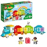 LEGO 10954 Duplo Tren de los Números: Aprende a Contar, Juguete para Niños de 1.5, 2 y 3 Años o Más, Set con Perrito y Figuras Educativas para Bebés
