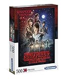 Clementoni Stranger Things – Fabricado en Italia – Rompecabezas para Adultos de 500 Piezas – Netflix (35086)